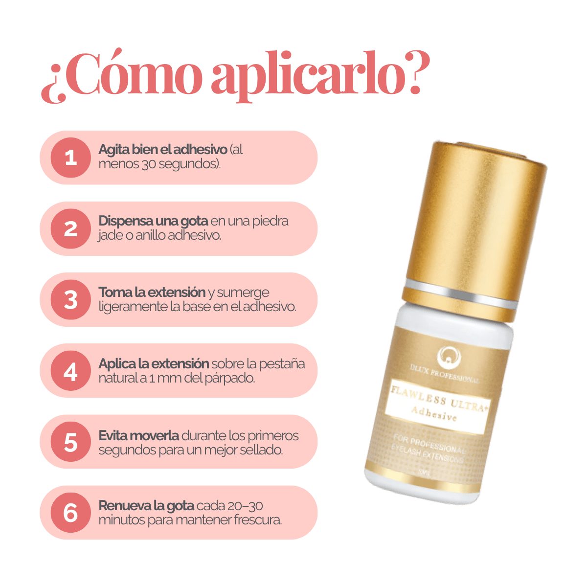 Adhesivo Flawless Ultra Plus - Dlux Professional ®