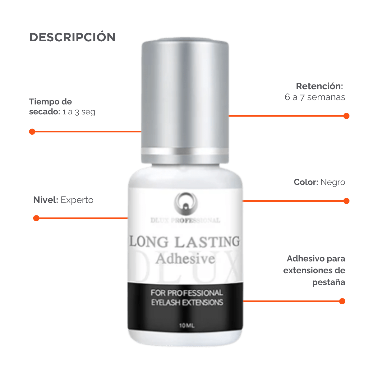 Adhesivo Long Lasting - Dlux Professional ®