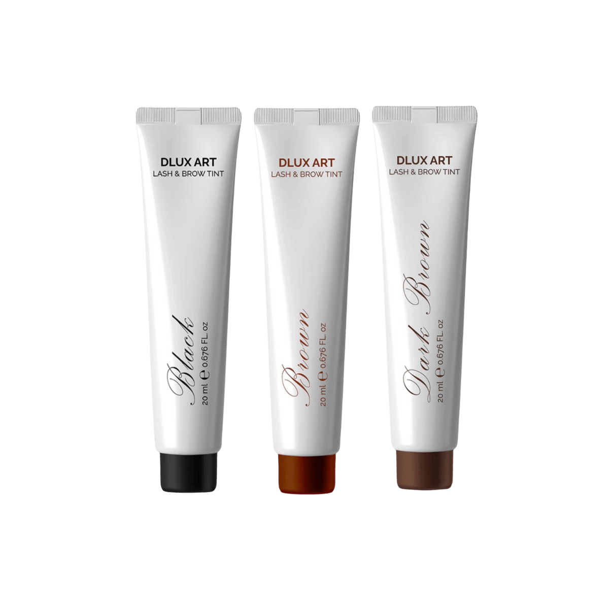 DLUX ART Lash & Brow Tint Brown - Tinte para cejas - Dlux Professional ®
