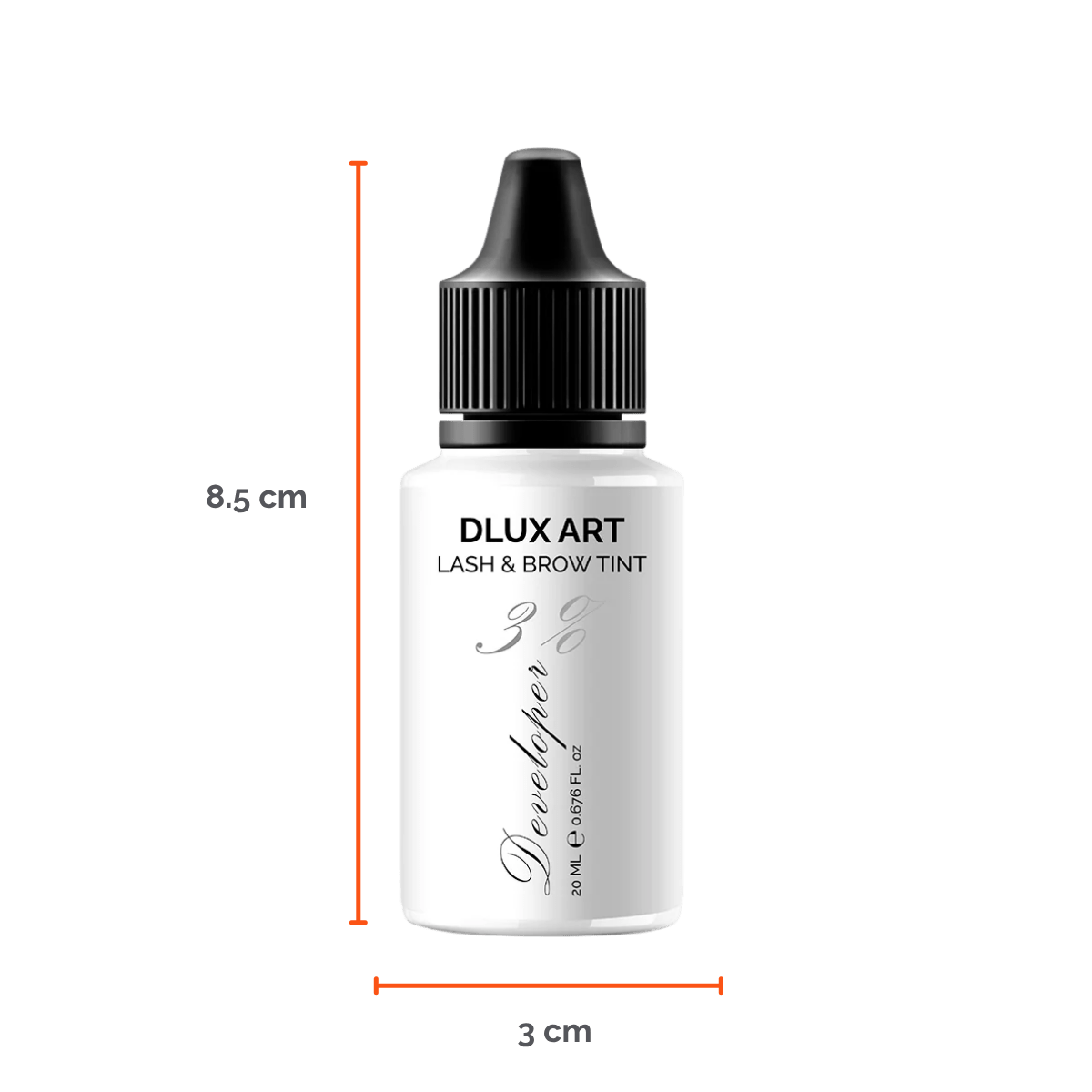 DLUX Art Lash & Tinte Developer 3%, Activador de tinte para cejas y pestañas - Dlux Professional ®
