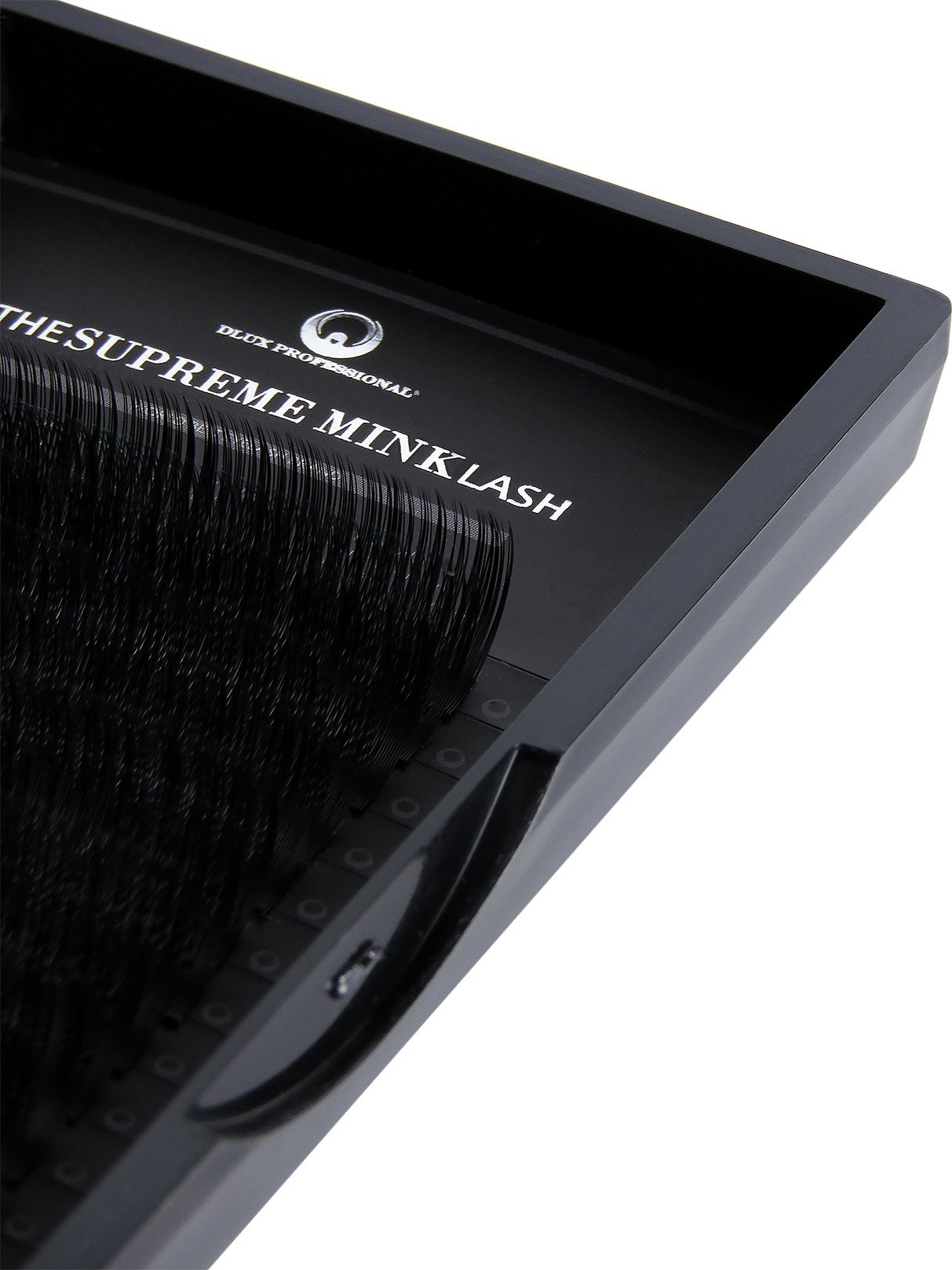 Flat Lash Dlux Professional extensiones de pestañas base plana negro profundo alta gama