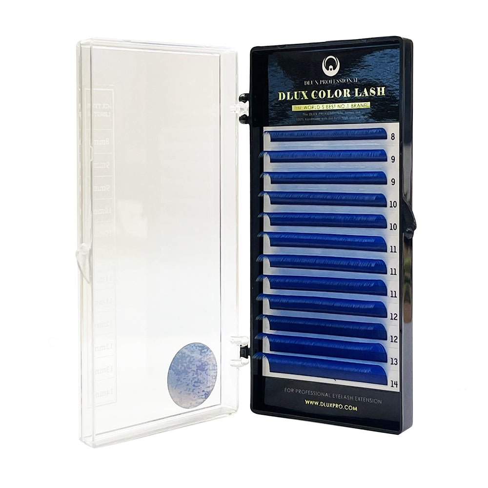 Extension De Pestañas Dlux Azul - DluxProMx