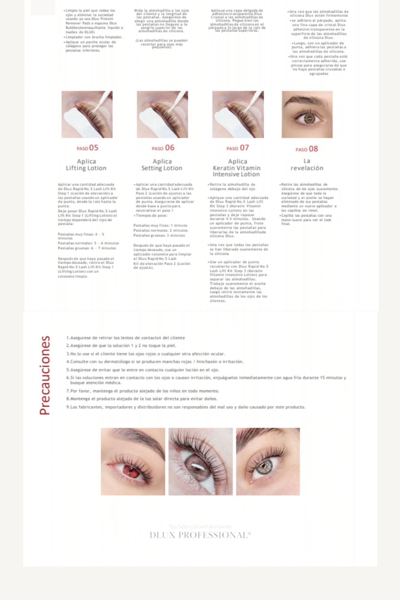 Rapid No 5 Lash Lift Kit - Dlux Professional ®