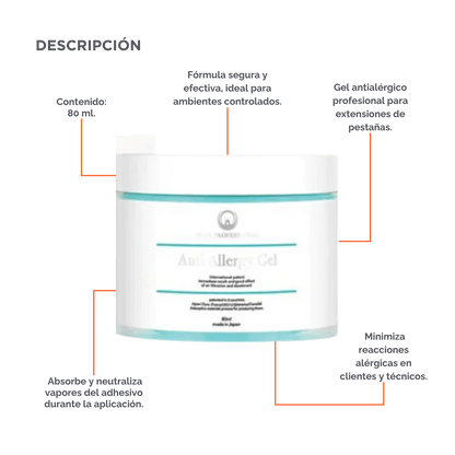 DLUX Anti Allergy Gel - Neutralizador de Vapores y Eliminador de Olores - Dlux Professional ®