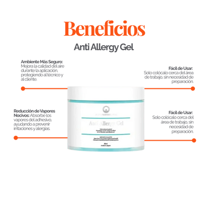 DLUX Anti Allergy Gel - Neutralizador de Vapores y Eliminador de Olores - Dlux Professional ®