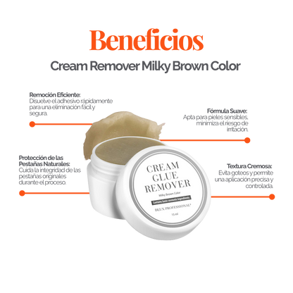 Removedor en crema de extensiones de pestañas - Dlux Professional ®