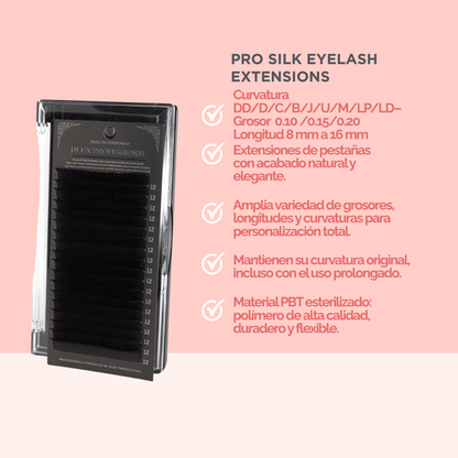 Supreme Mink Lash DLUX Professional extensiones de pestañas mink sintético premium 18 líneas