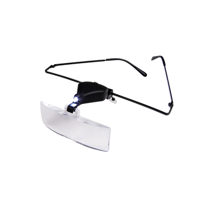 Magnifier Glass DLUX Professional – Lupa iluminada con LEDs para extensiones de pestañas
