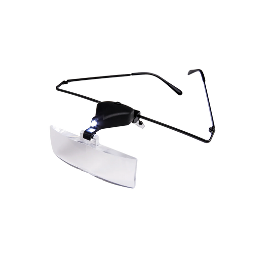 Magnifier Glass DLUX Professional – Lupa iluminada con LEDs para extensiones de pestañas