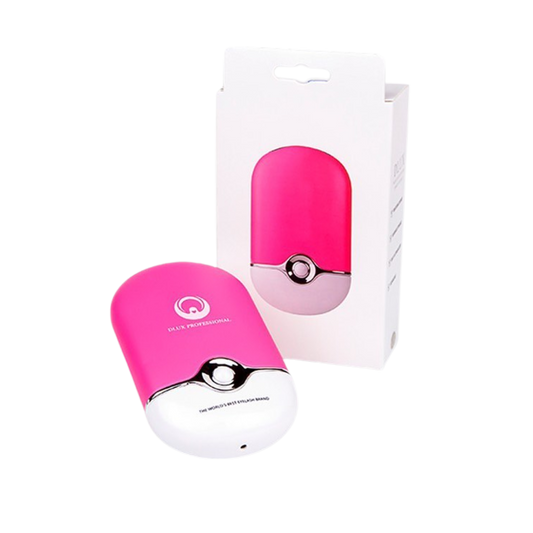 Mini Fan Dlux Professional ventilador USB portátil para curado adhesivo de extensiones de pestañas