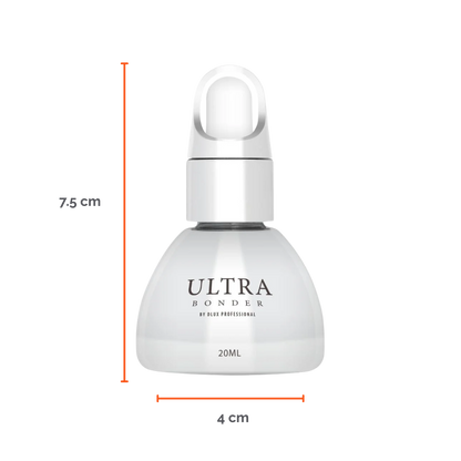 Ultra Bonder DLUX Professional bond sealant extensión pestañas retención prolongada bajo humo secado rápido flexible ojos sensibles