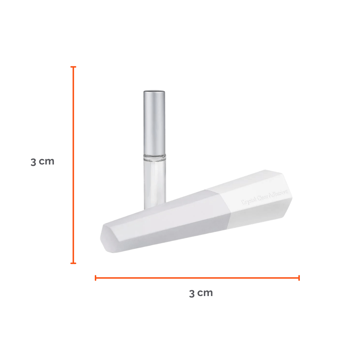 Lift Adhesive Dlux Professional – fórmula clara y suave para lash lift profesional, envase transparente de 5 ml, ideal para ojos sensibles