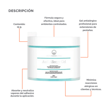 DLUX Anti Allergy Gel - Neutralizador de Vapores y Eliminador de Olores - Dlux Professional ®