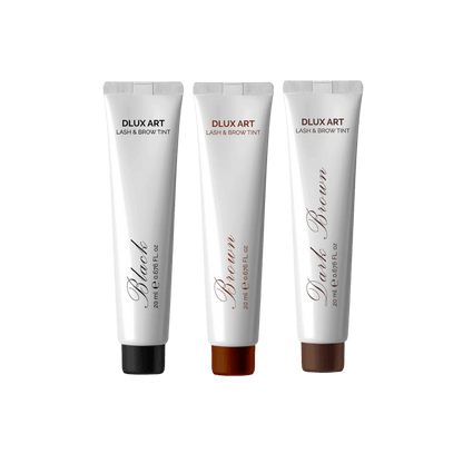 DLUX ART Lash & Brow Tint Brown - Tinte para cejas - Dlux Professional ®