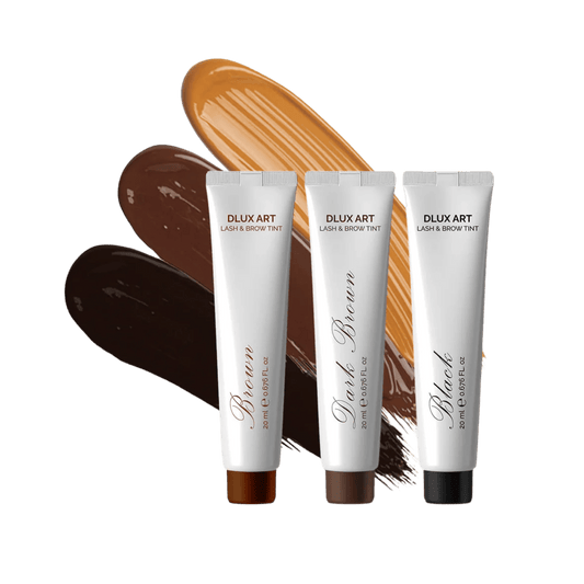 DLUX ART Lash & Brow Tint Brown - Tinte para cejas - Dlux Professional ®