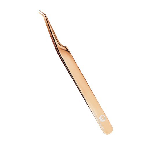 DLUX Pinzas para extensiones de pestañas; DLUX Golden Rose Tweezer - Dlux Professional ®