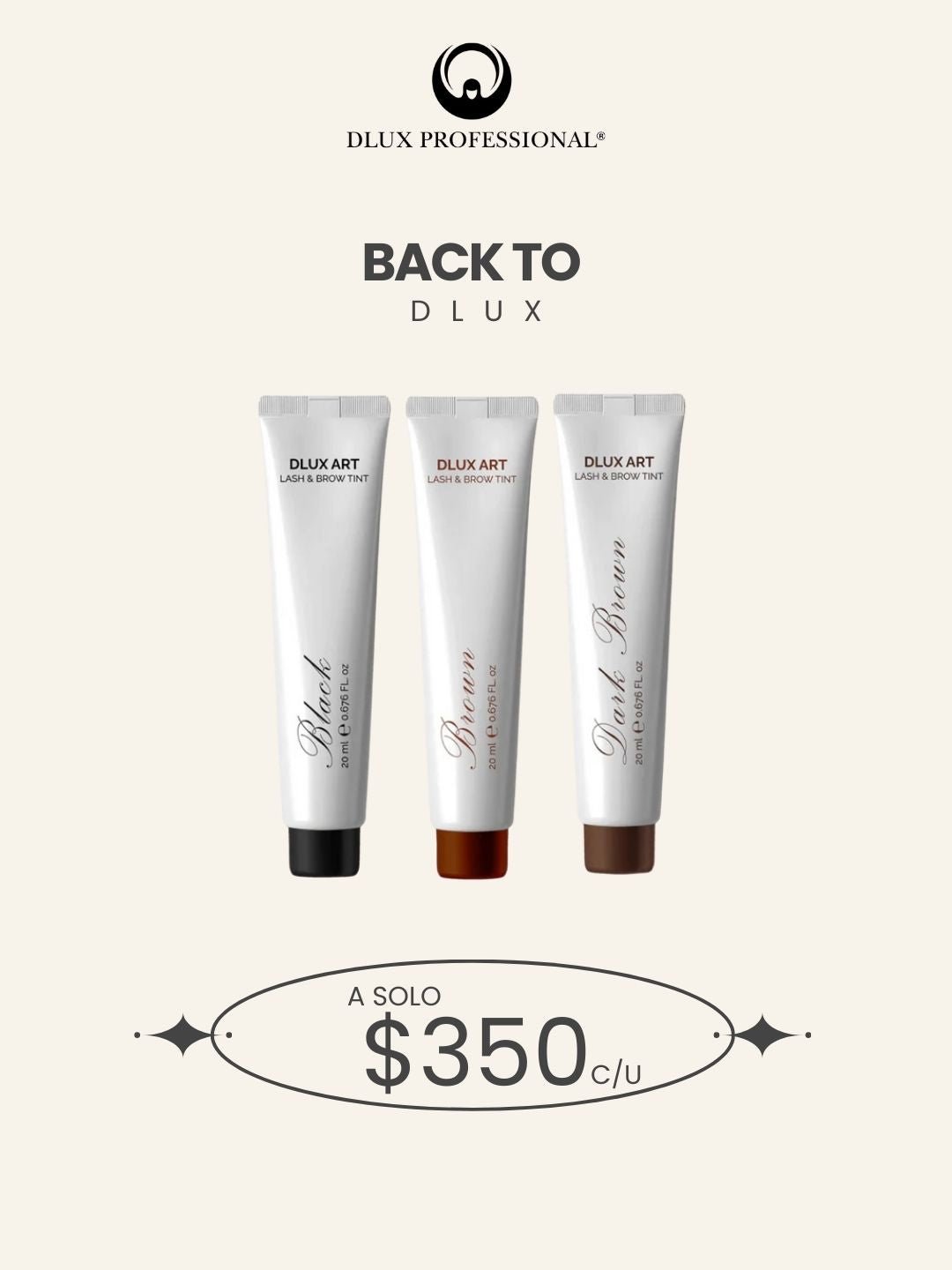 PROMO BACK TO DLUX - ART Lash & Brow Tint - Dlux Professional ®