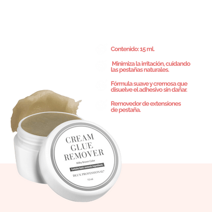 Removedor en crema de extensiones de pestañas - Dlux Professional ®